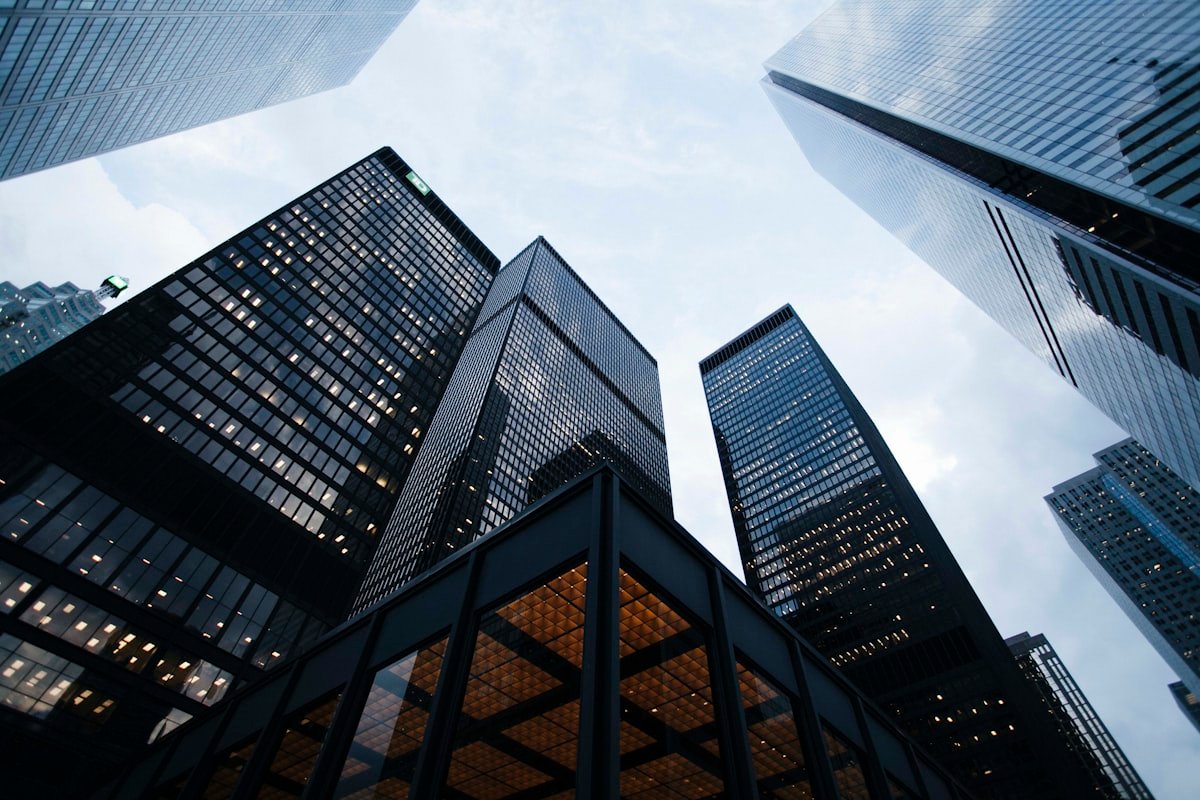 High-rise commercial glass and curtain walls