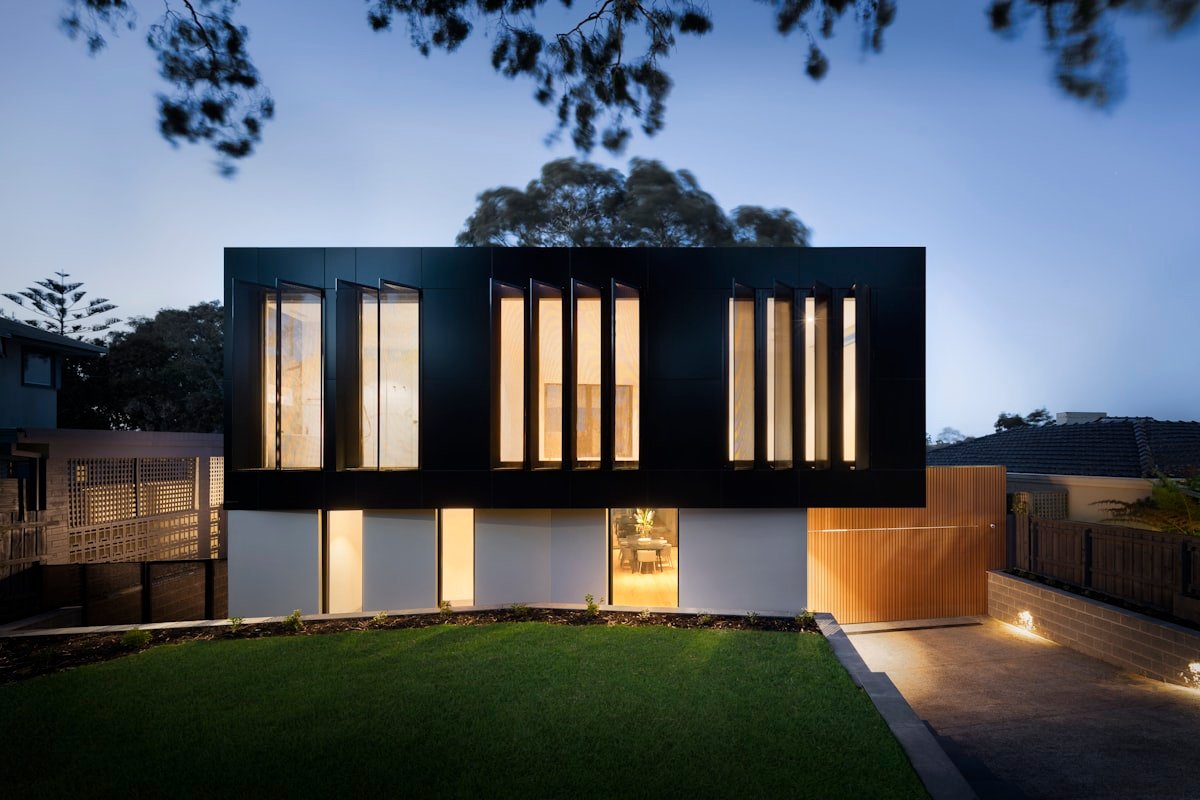 New window installation on a modern home